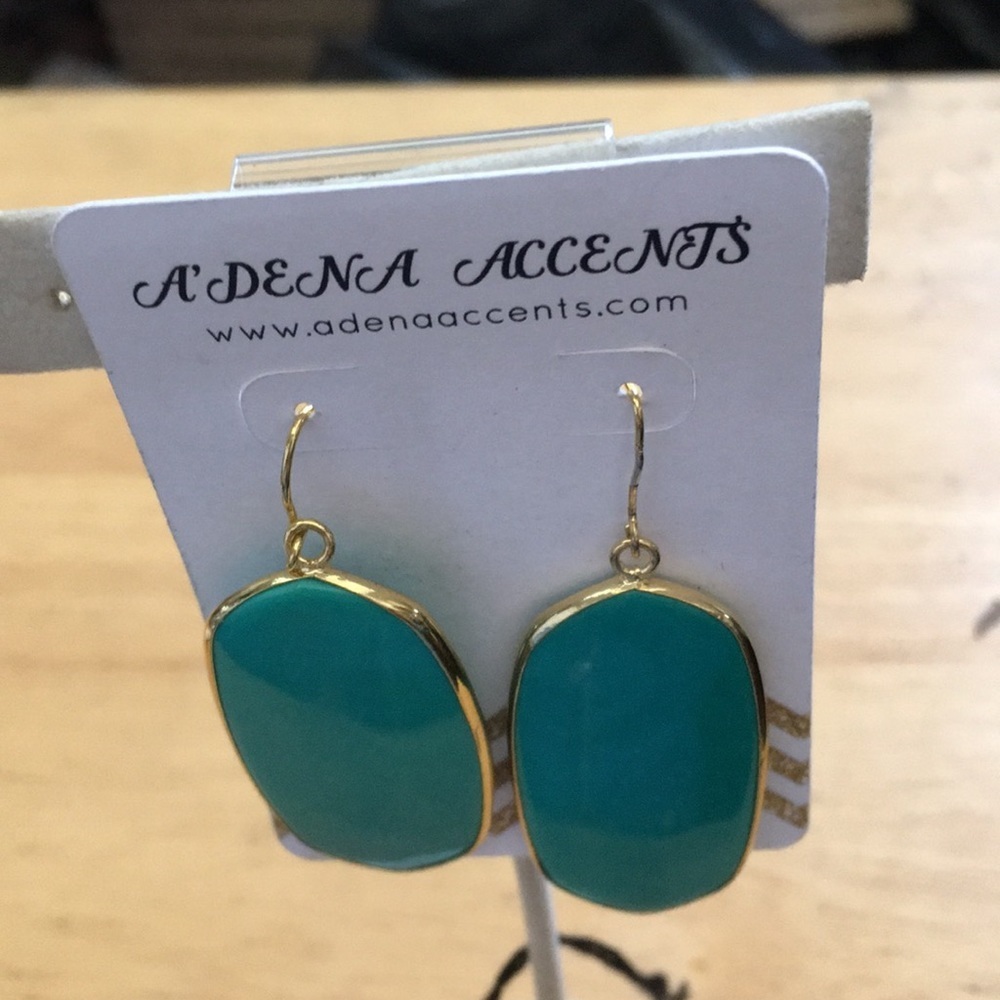 BOLD enameled pierced earrings